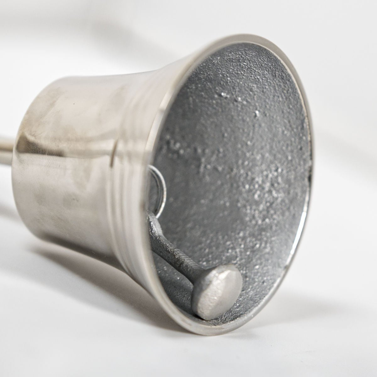 Nickel Finish Premium Quality Hand Bell - 80mm - Vintage World Australia - 8