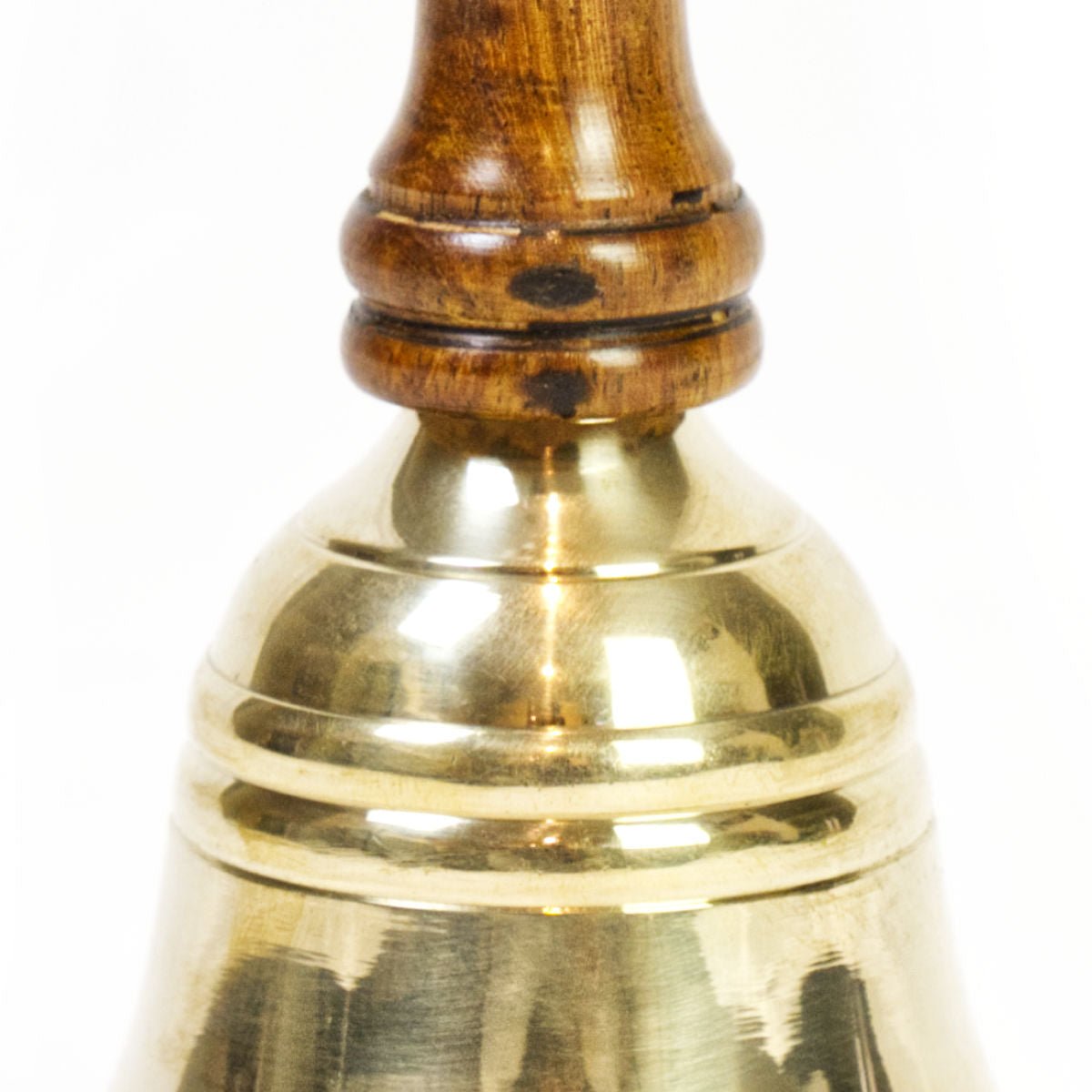 Brass Hand Bell - 90mm (Dia) - Vintage World Australia - 3