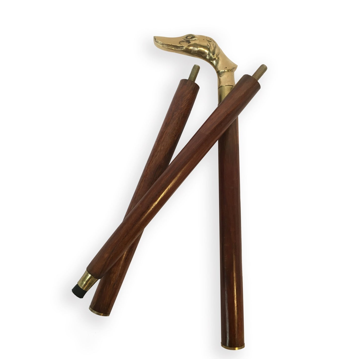 Dog Handle Walking Stick- (WS101) - Vintage World Australia - 1