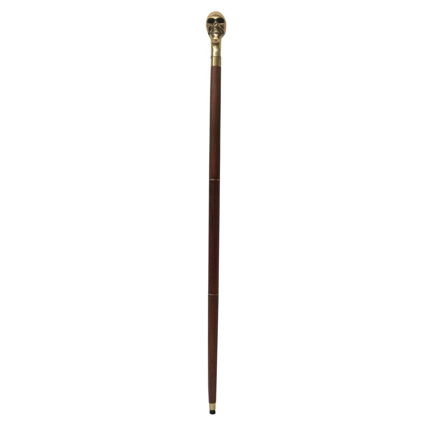 Skull Handle Walking Stick- (WS102) - Vintage World Australia - 2