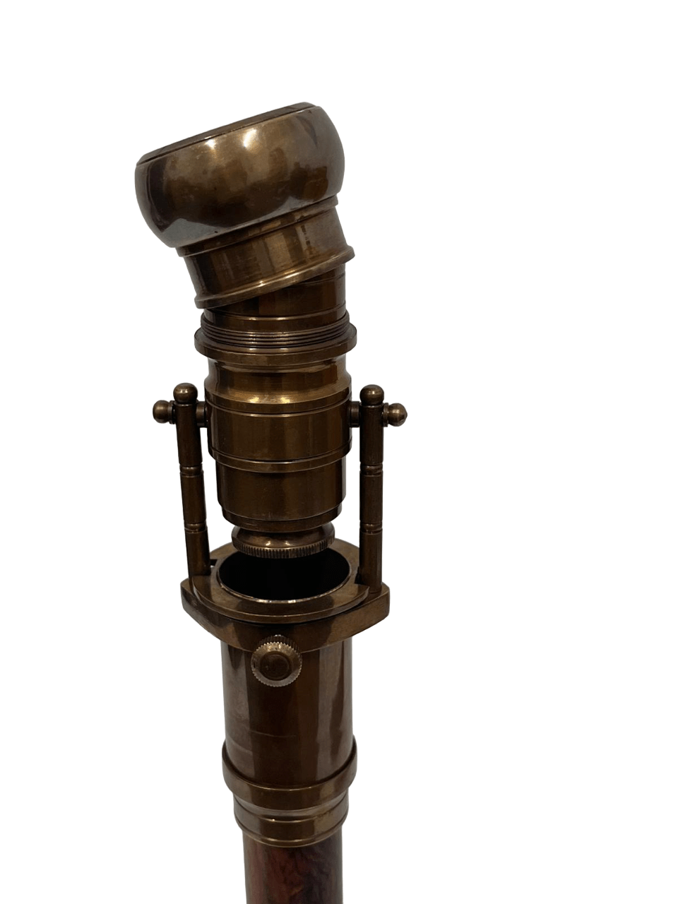 Compass & Telescope Handle Walking Stick- (WS105A) - Vintage World Australia - 12