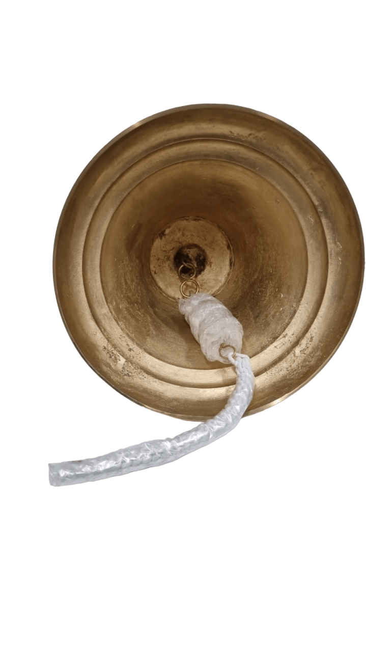 Brass Bell - 480 mm (Height) Wall and Ceiling Hanging - (BB105B) - Vintage World Australia - 7