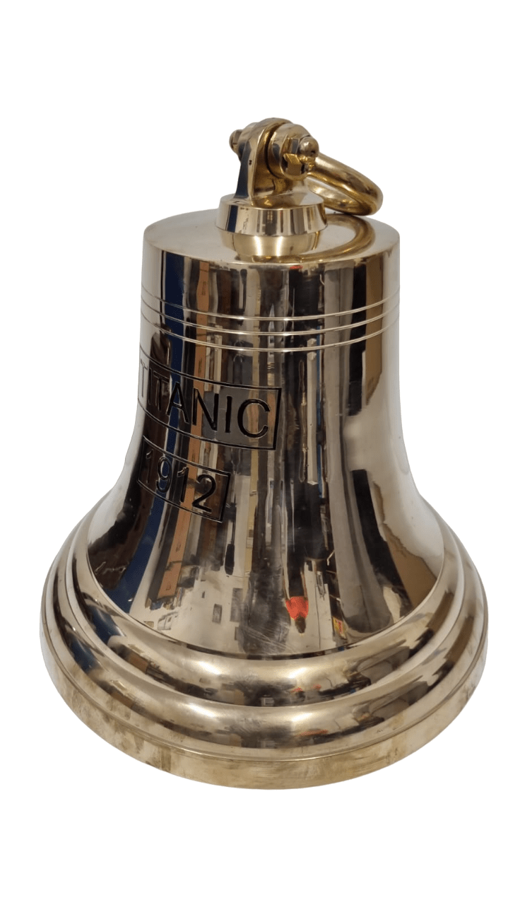 Brass Bell - 480 mm (Height) Wall and Ceiling Hanging - (BB105B) - Vintage World Australia - 5