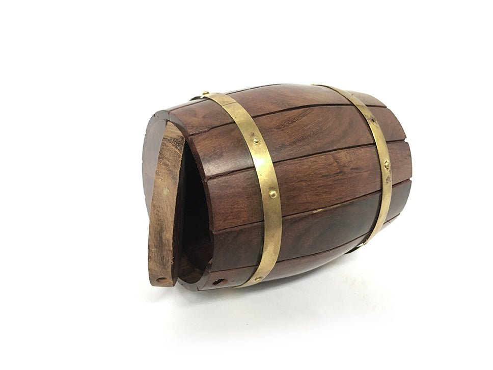 Wine Barrel Money Box 160mm- (WMB103) - Vintage World Australia - 5
