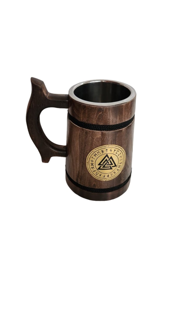 Medieval Beer Mug - Valknut, The Viking symbol of Odin - Vintage World Australia - 1