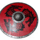 Viking Shield - Red - Dragon ( SD115 ) - Vintage World Australia - 2