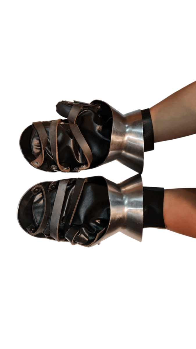 Medieval Gauntlets Gloves Armour - Fully Wearable - Gloves Included - Vintage World Australia - 5