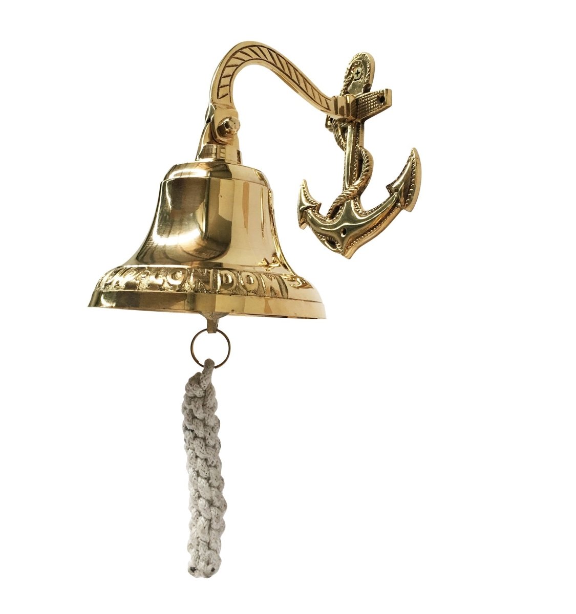 Anchor Wall Bell - 180mm - Vintage World Australia - 4