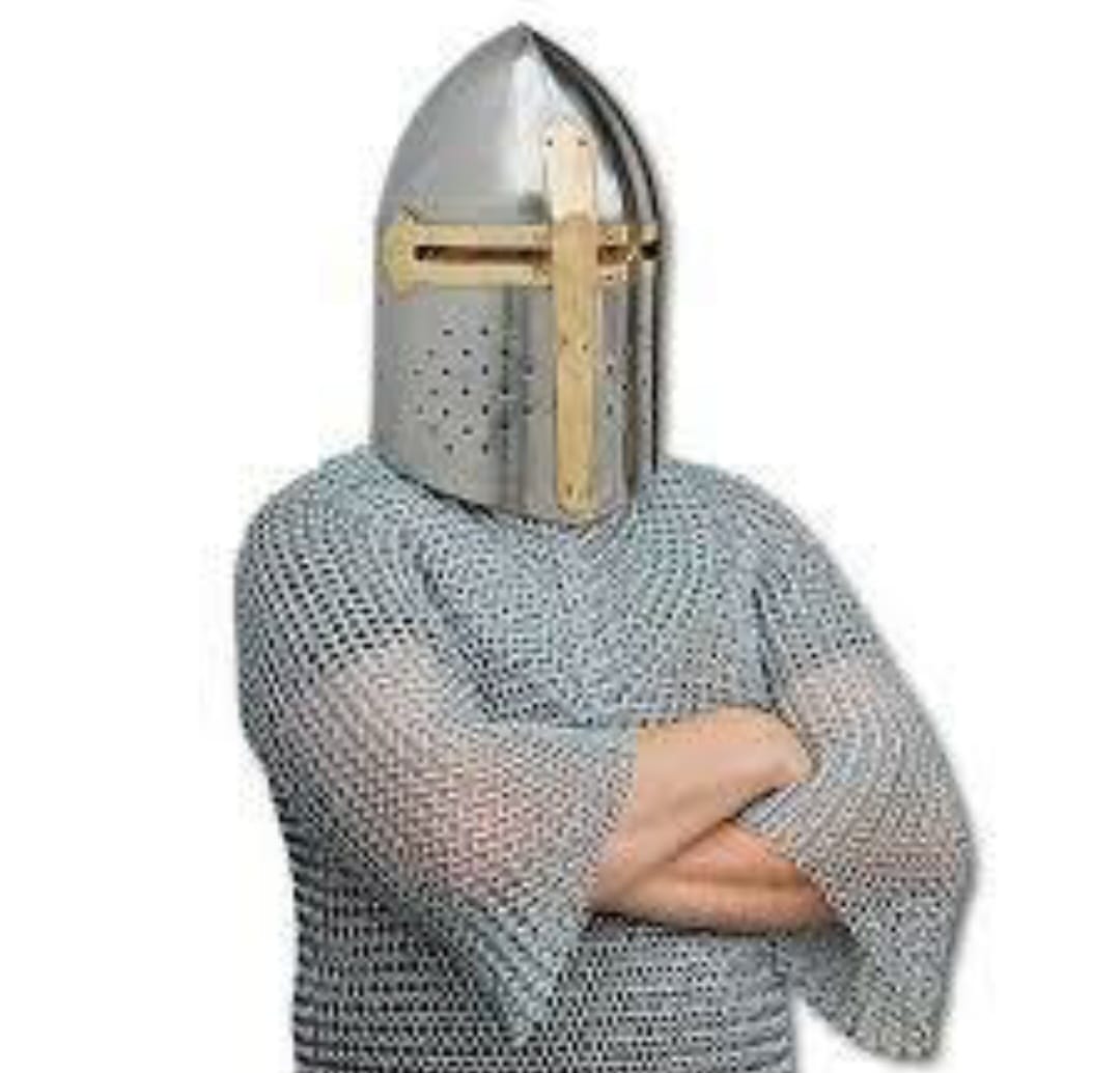 Medieval Crusader Knight Helmet - Vintage World Australia - 2