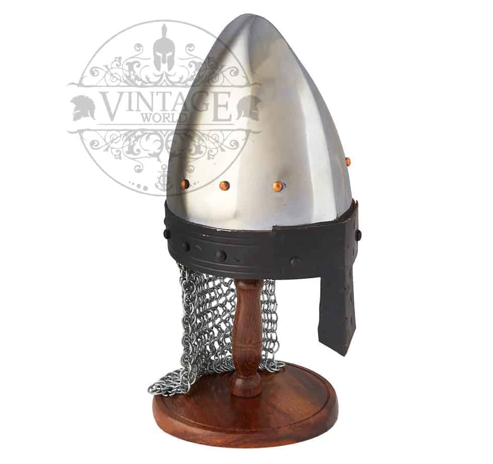 Miniature Medieval Norman Nasal Helmet - ( MMH103 ) - Vintage World Australia - 1