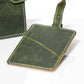 Handmade Leather Passport Cover & Luggage Tag Set - Green - Vintage World Australia - 7