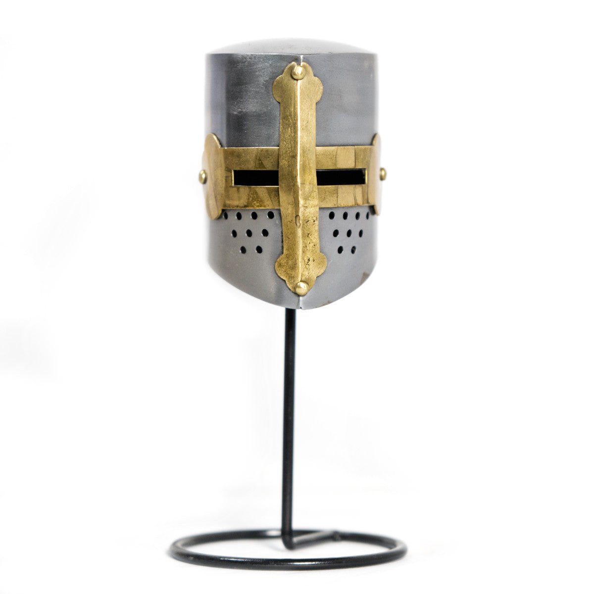 Miniature Medieval Knight Crusader Helmet - Vintage World Australia - 1