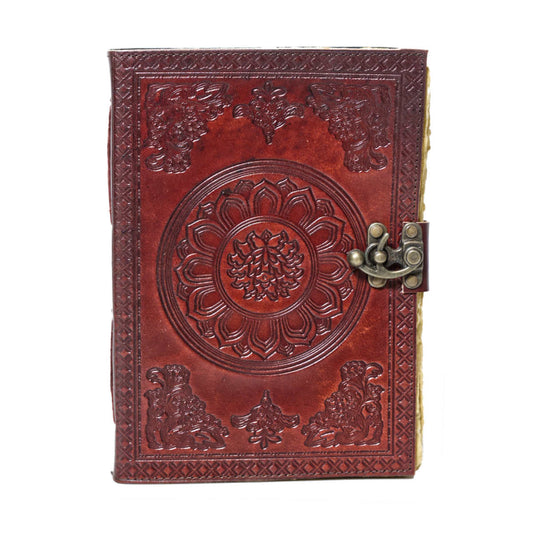 Handmade Leather Journal - Chakra - Vintage World Australia - 1