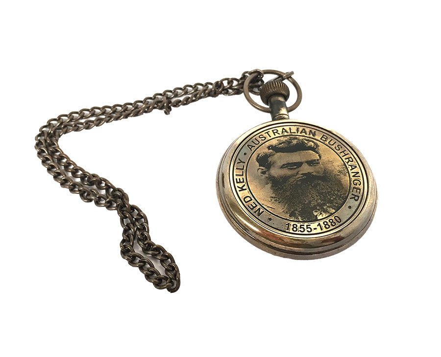 Ned Kelly Pocket Watch - (PW106) - Vintage World Australia - 7