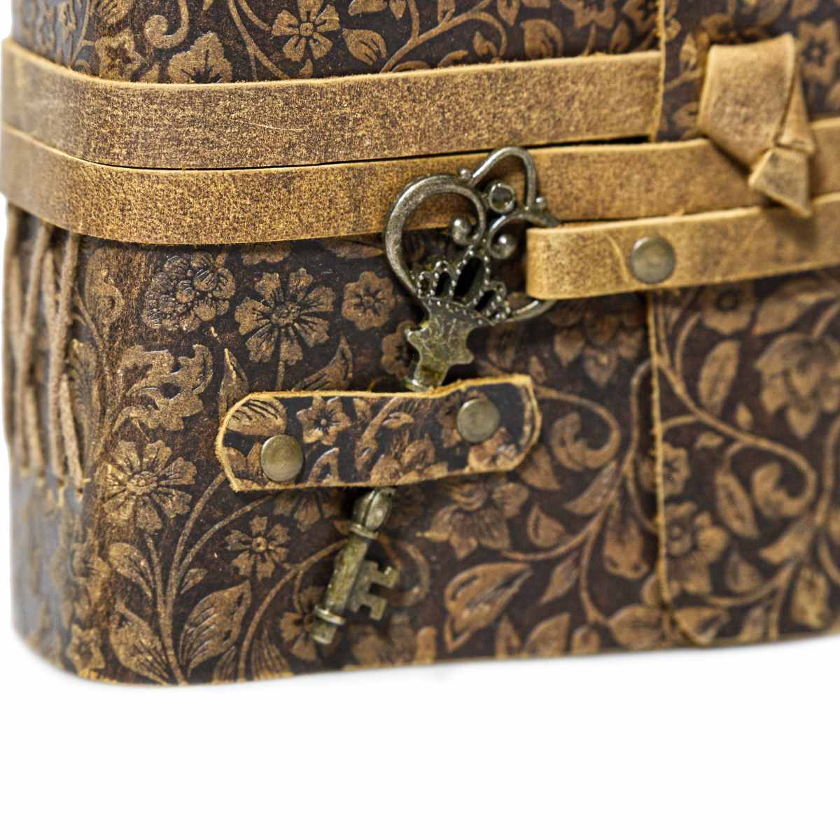 Handmade Leather Journal with key - Vintage World Australia - 2