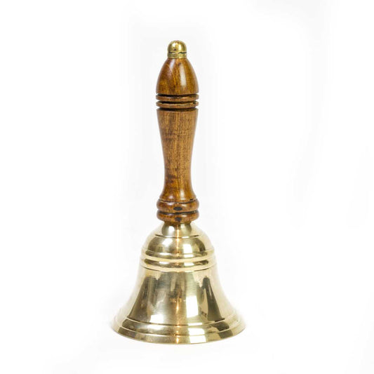 Brass Hand Bell - 90mm (Dia) - Vintage World Australia - 1