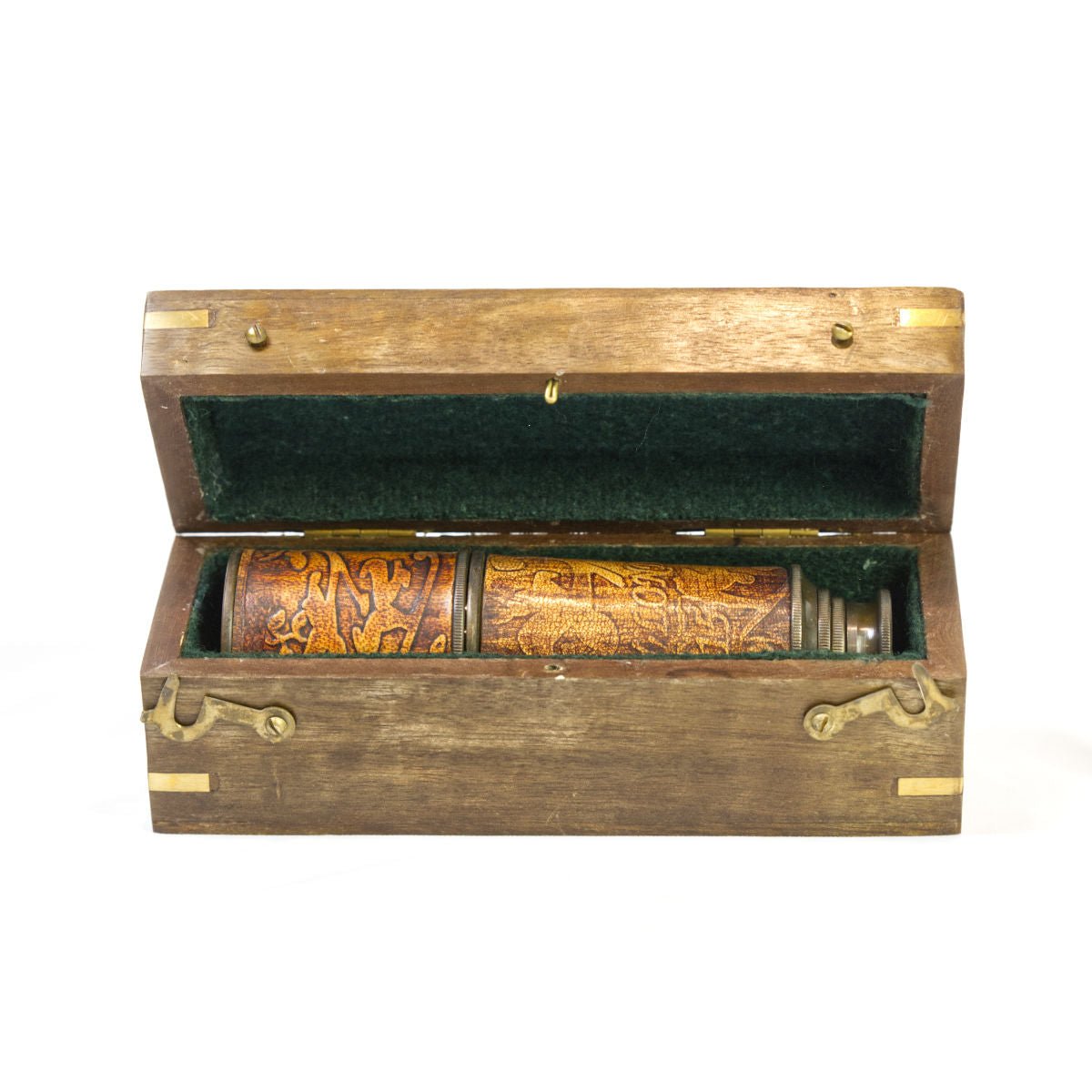 Embossed Leather 4 Draw - Spyglass - 2 - Vintage World Australia - 7