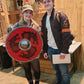 Viking Shield - Red - Dragon ( SD115 ) - Last One Available - Vintage World Australia - 3