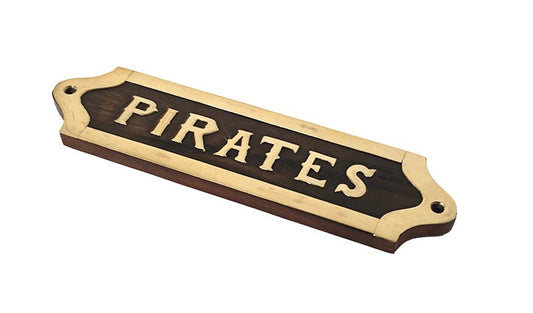 Pirates Wall Plaque 200mm - (WP107) - Vintage World Australia - 1