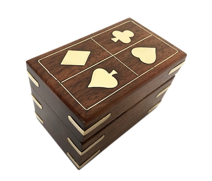 Playing Cards & Wooden Chest - (WPC119) - Vintage World Australia - 6