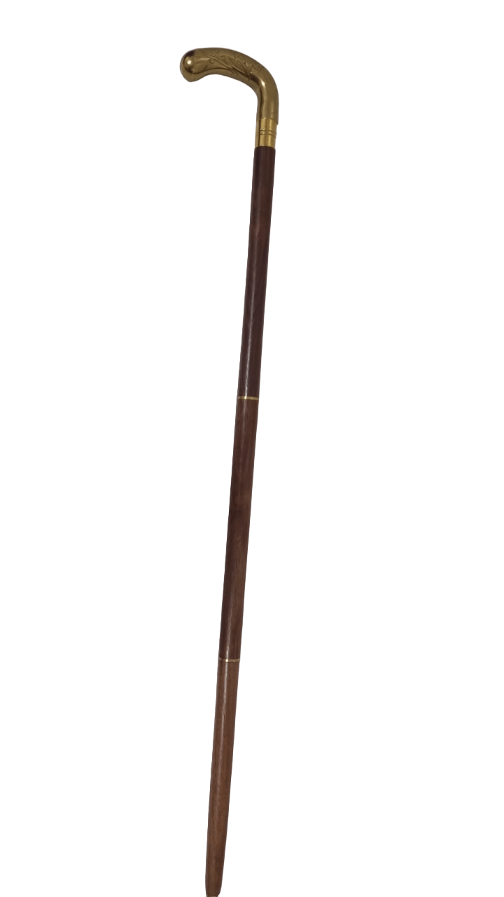 Curve Handle Walking Stick- (WS206) - Vintage World Australia - 3