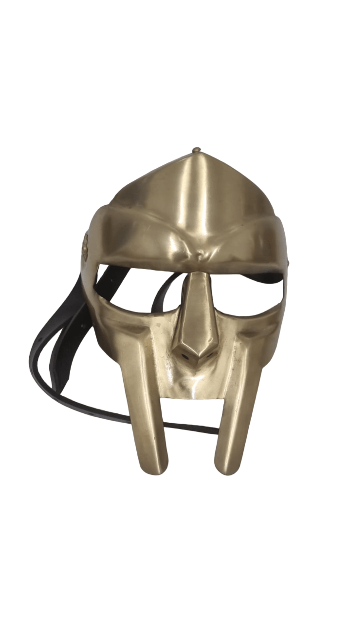Gladiator Mask (Maximus Decimus Meridius) - Brass Finish- (MH103E) - Vintage World Australia - 3