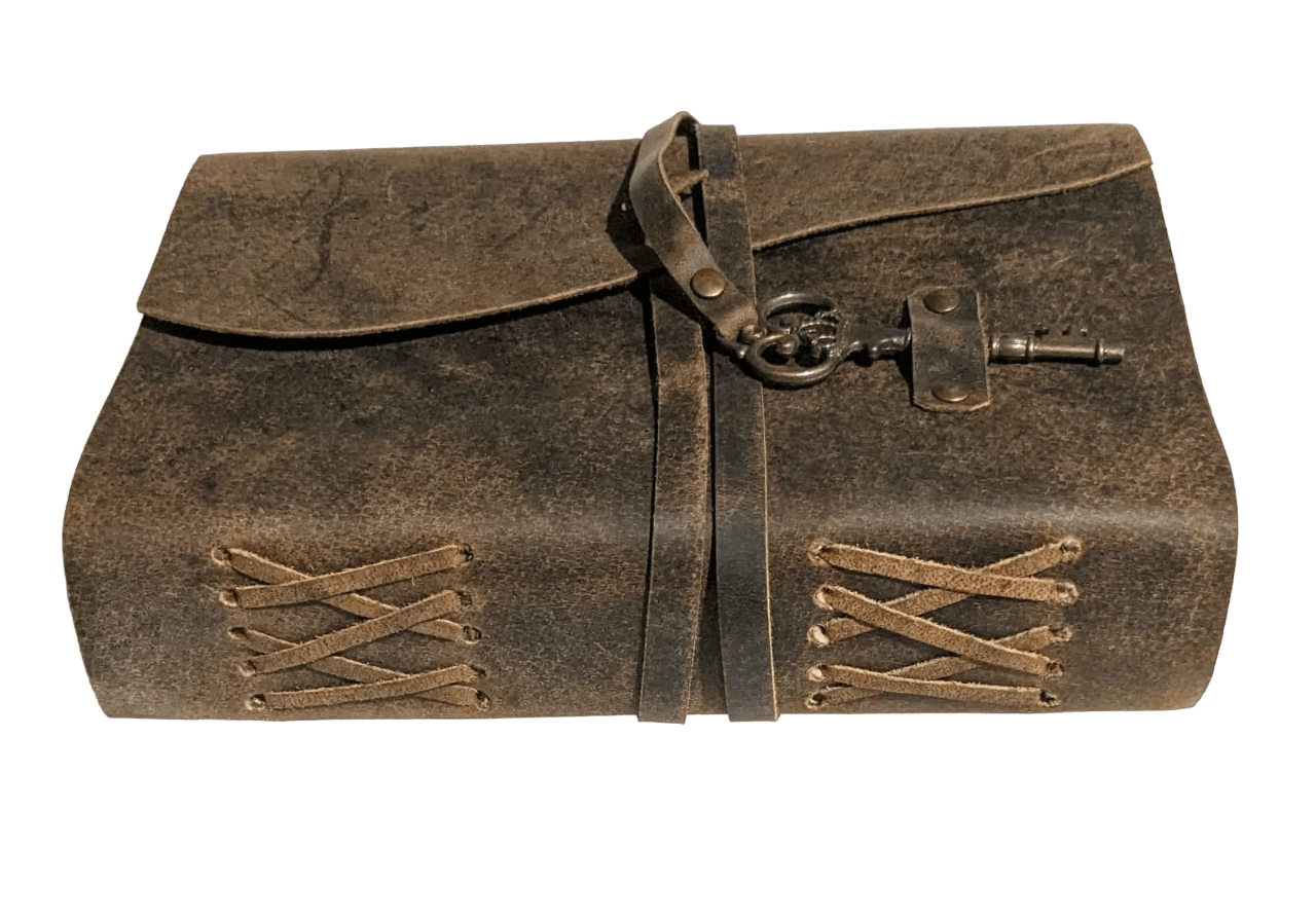 Handmade Leather Journal - (VLJ202) - Vintage World Australia - 3