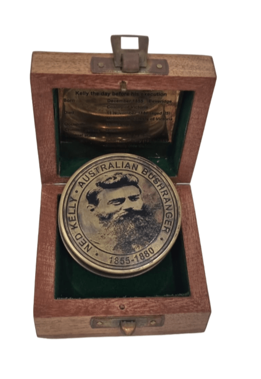 Ned Kelly 60mm Portable Compass - (CN114) - Vintage World Australia - 1