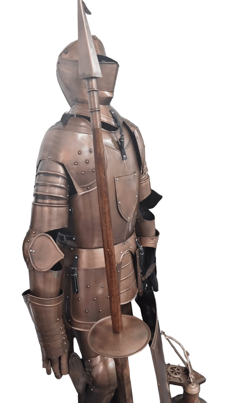 Antique Finish Crusader Knight Armour Set - (MA100A) - Vintage World Australia - 3