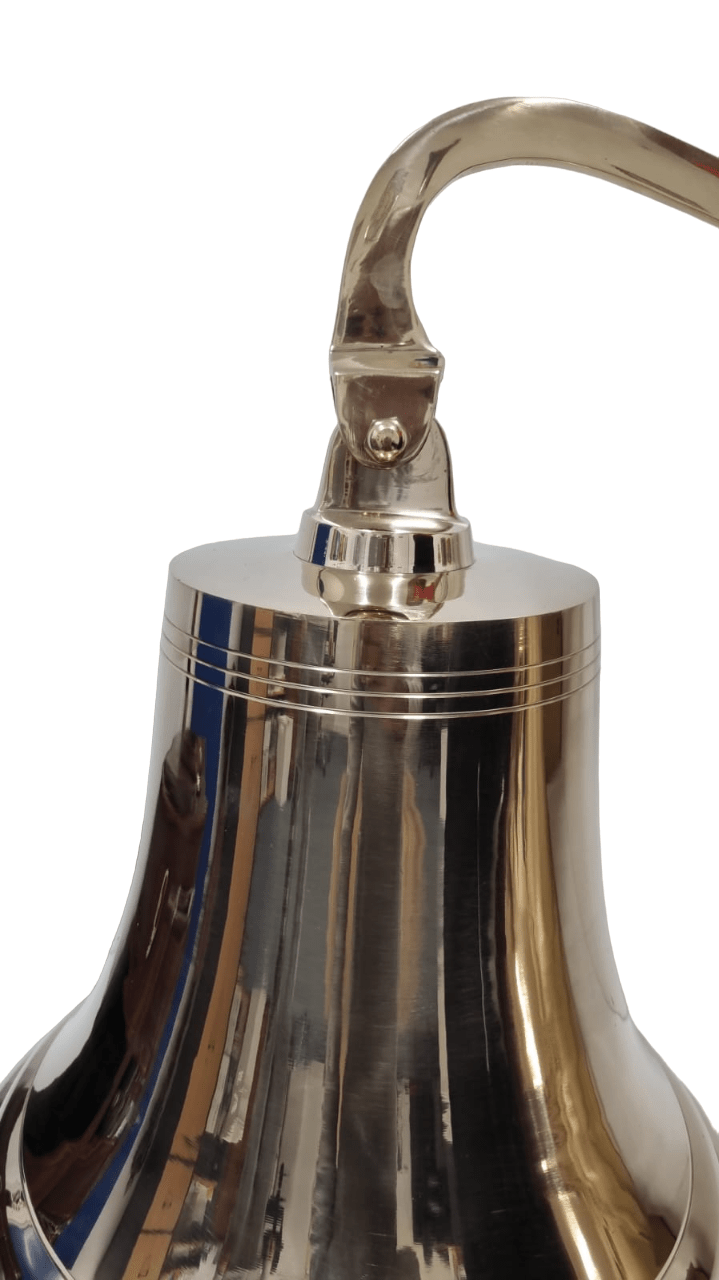 Brass Bell - 500 mm (Height) Wall and Ceiling Hanging - (BB105) - Vintage World Australia - 6