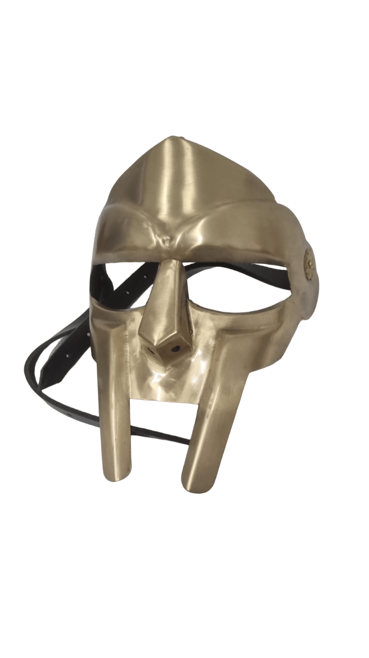 Gladiator Mask (Maximus Decimus Meridius) - Brass Finish- (MH103E) - Vintage World Australia - 2