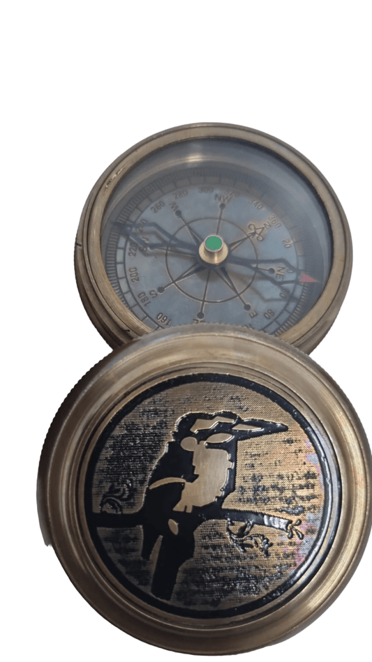 Australian Kookaburra 60mm Compass - (CN107A) - Vintage World Australia - 1