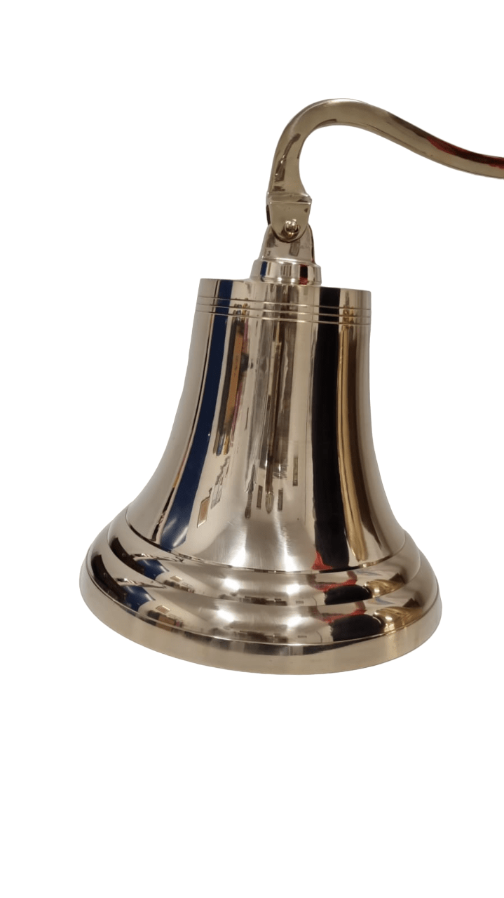 Brass Bell - 500 mm (Height) Wall and Ceiling Hanging - (BB105) - Vintage World Australia - 5