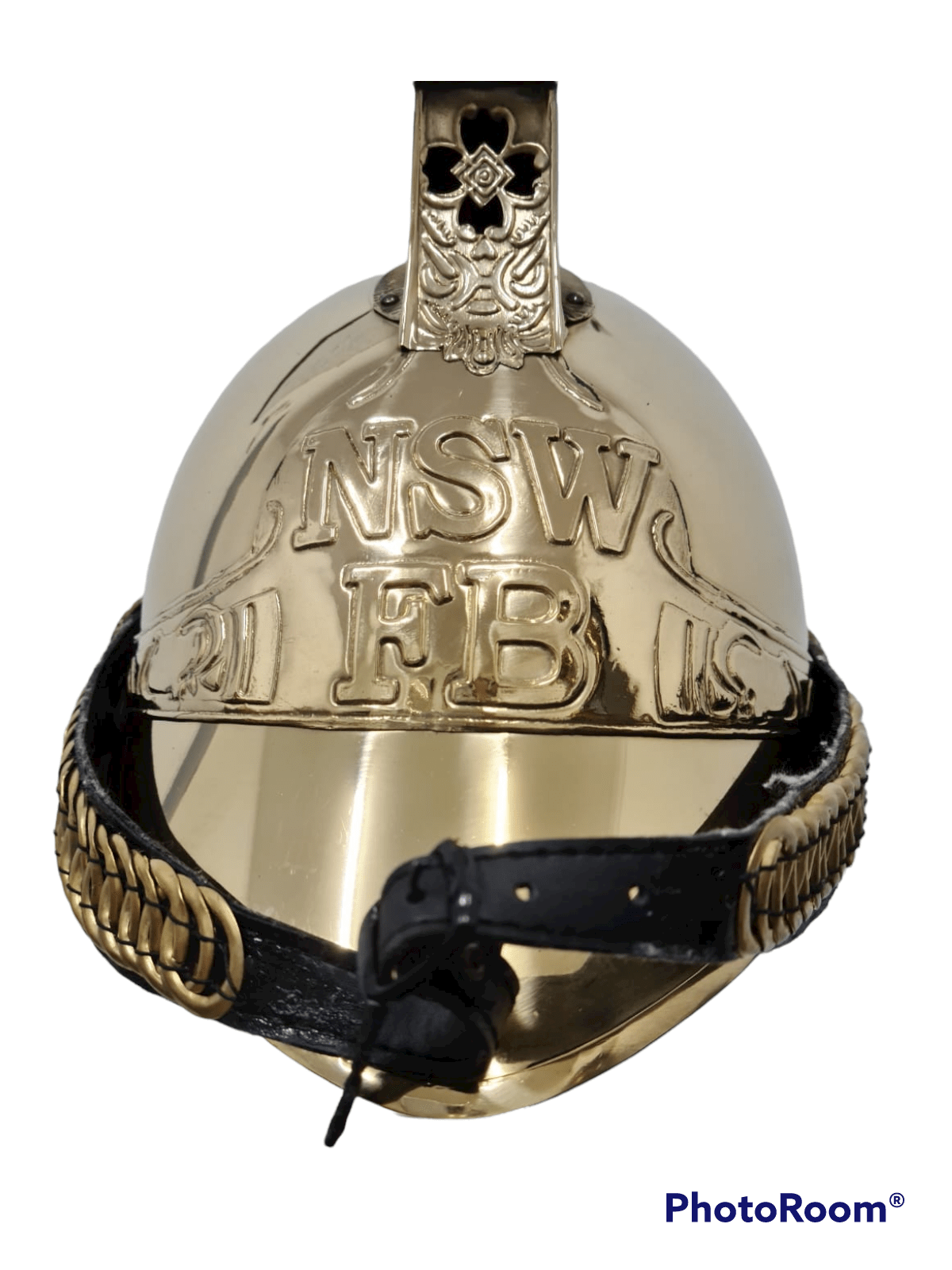 Fireman Helmet- NSW (Embossed) - ( FH102A ) - Vintage World Australia - 2