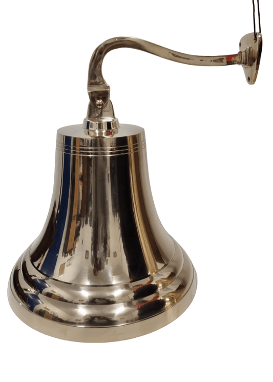 Brass Bell - 500 mm (Height) Wall and Ceiling Hanging - (BB105) - Vintage World Australia - 1