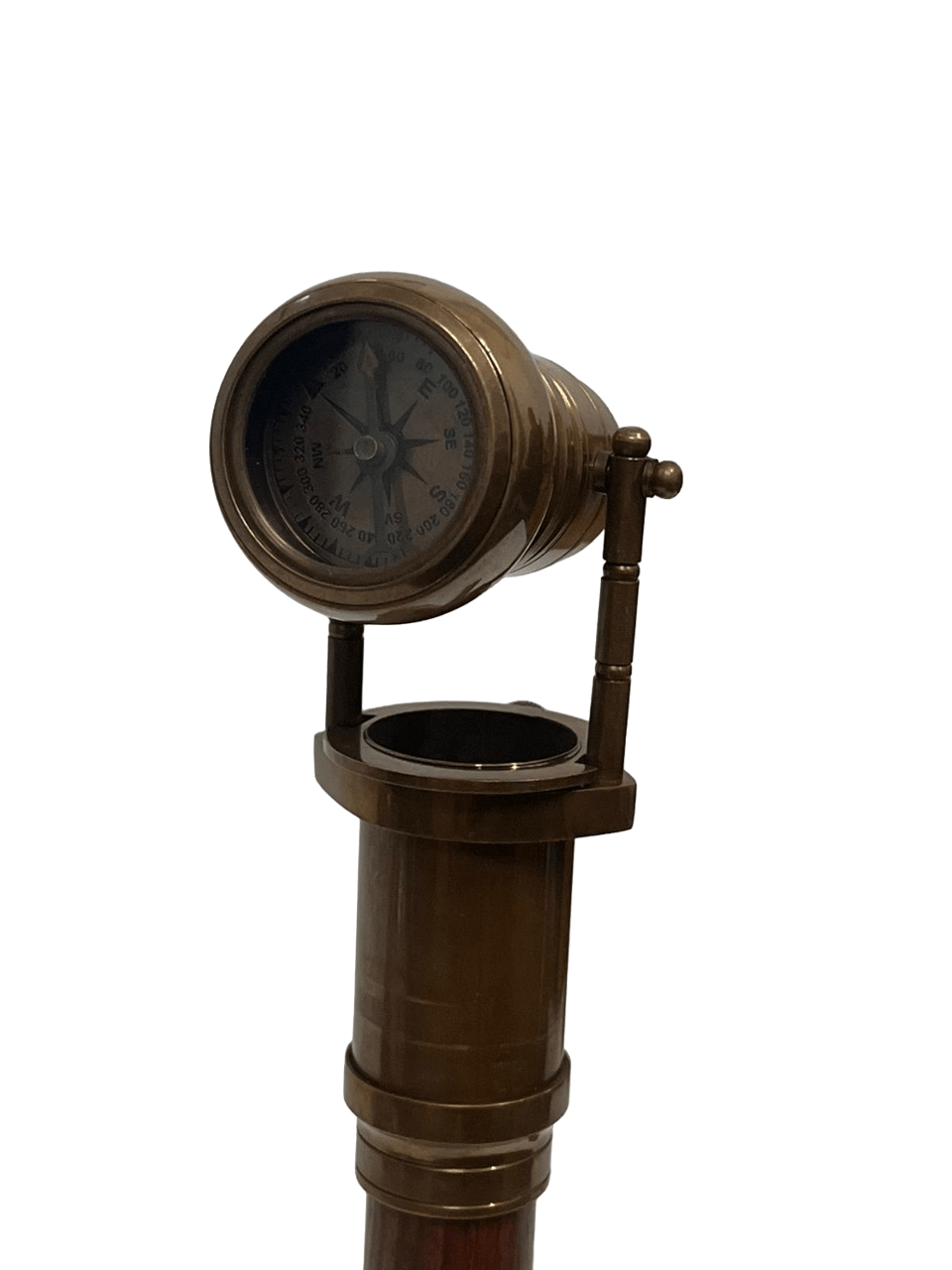 Compass & Telescope Handle Walking Stick- (WS105A) - Vintage World Australia - 7