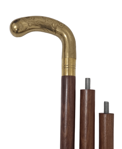 Curve Handle Walking Stick- (WS206) - Vintage World Australia - 1