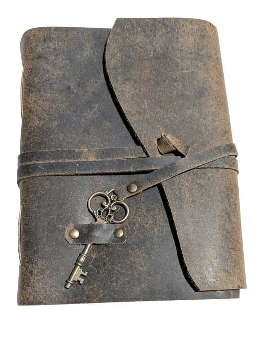 Handmade Leather Journal - (VLJ202) - Vintage World Australia - 1