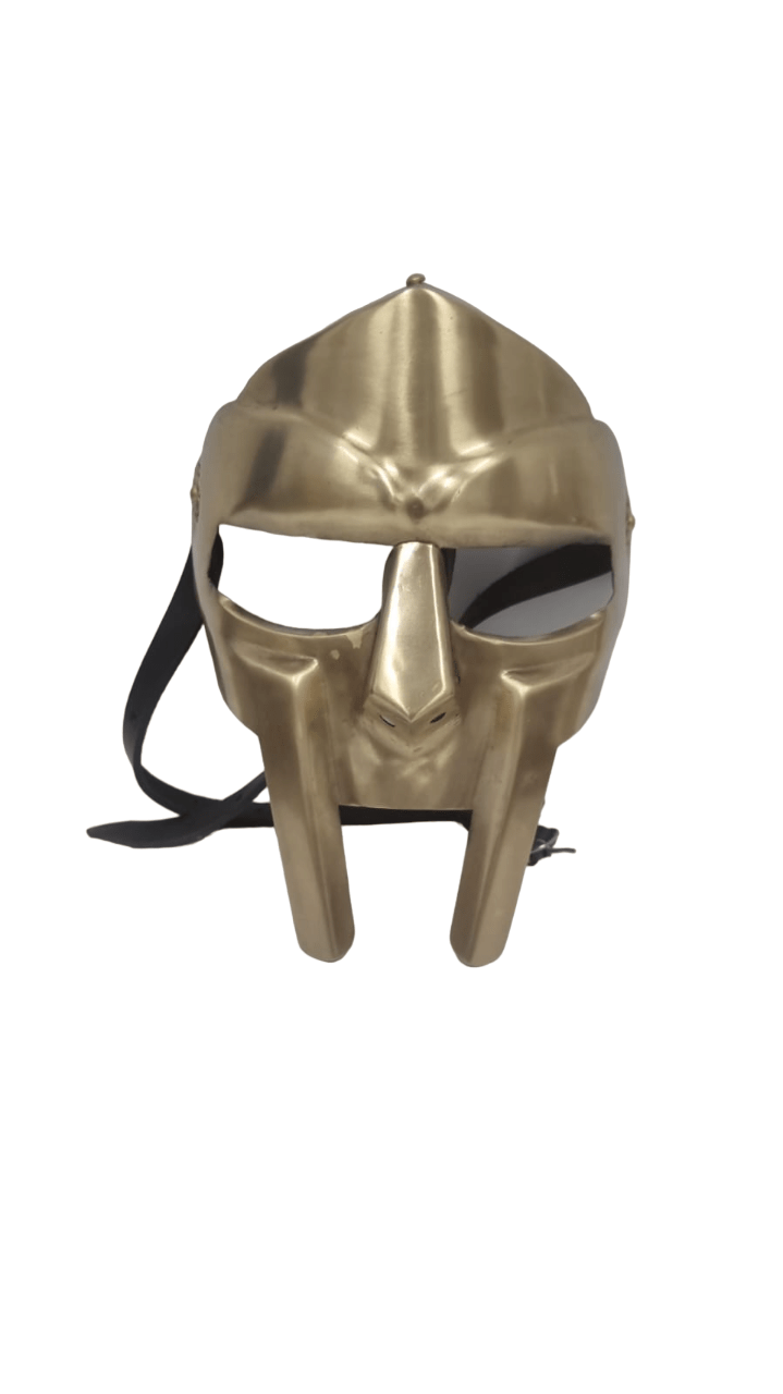 Gladiator Mask (Maximus Decimus Meridius) - Brass Finish- (MH103E) - Vintage World Australia - 5
