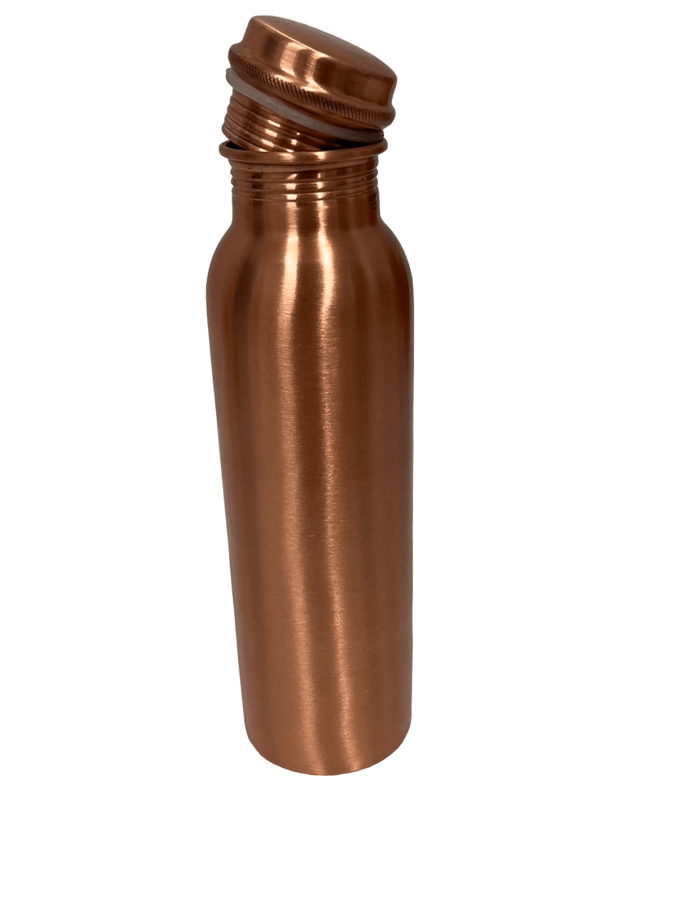Copper Water Bottle - Plain- (CB100) - Vintage World Australia - 1
