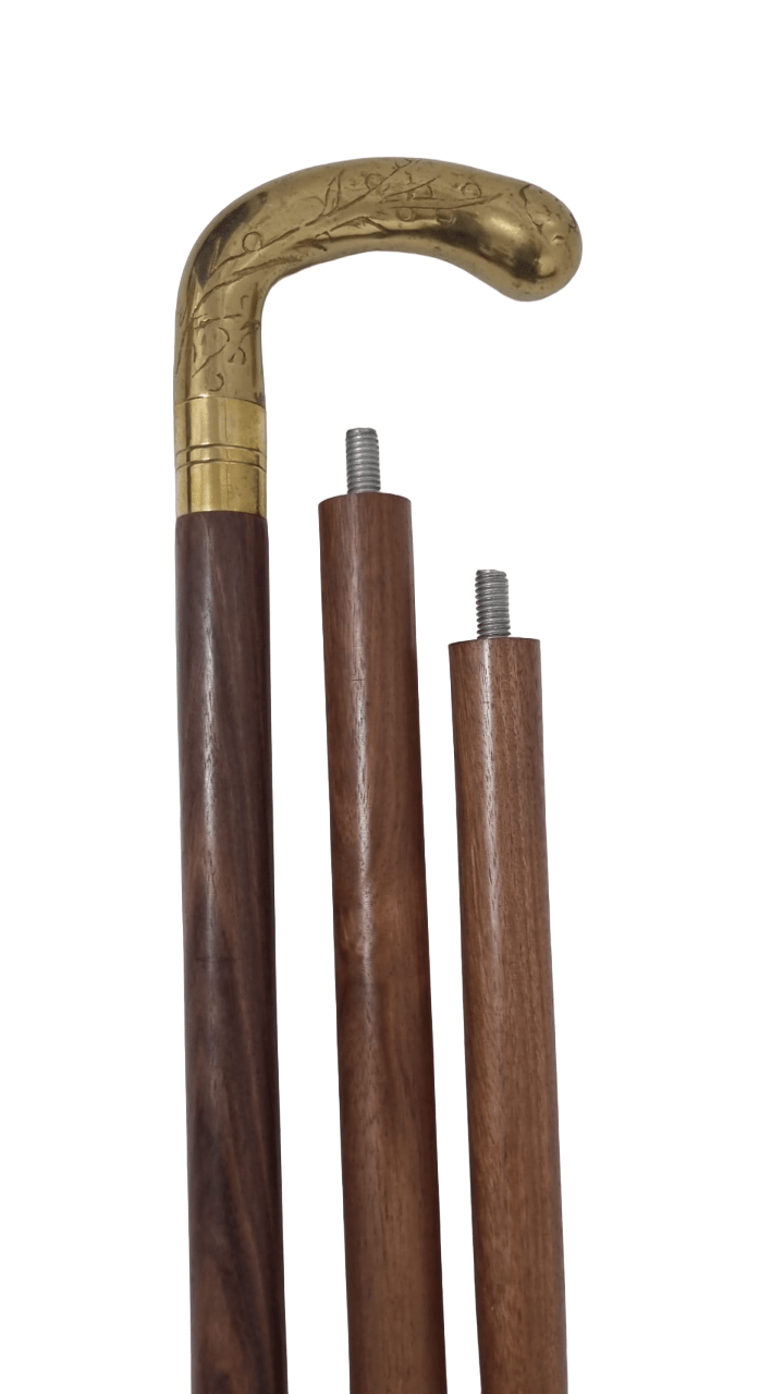 Curve Handle Walking Stick- (WS206) - Vintage World Australia - 6
