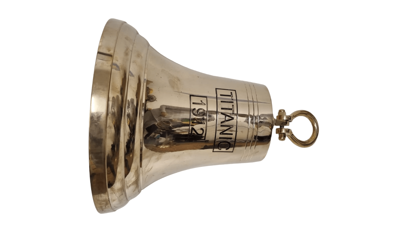 Brass Bell - 480 mm (Height) Wall and Ceiling Hanging - (BB105B) - Vintage World Australia - 6