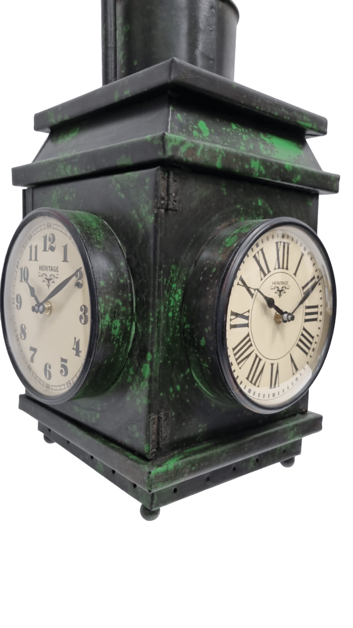 Lantern Clock - 4 Sided Dial (900 mm Height) - ( TC108 ) - Vintage World Australia - 3