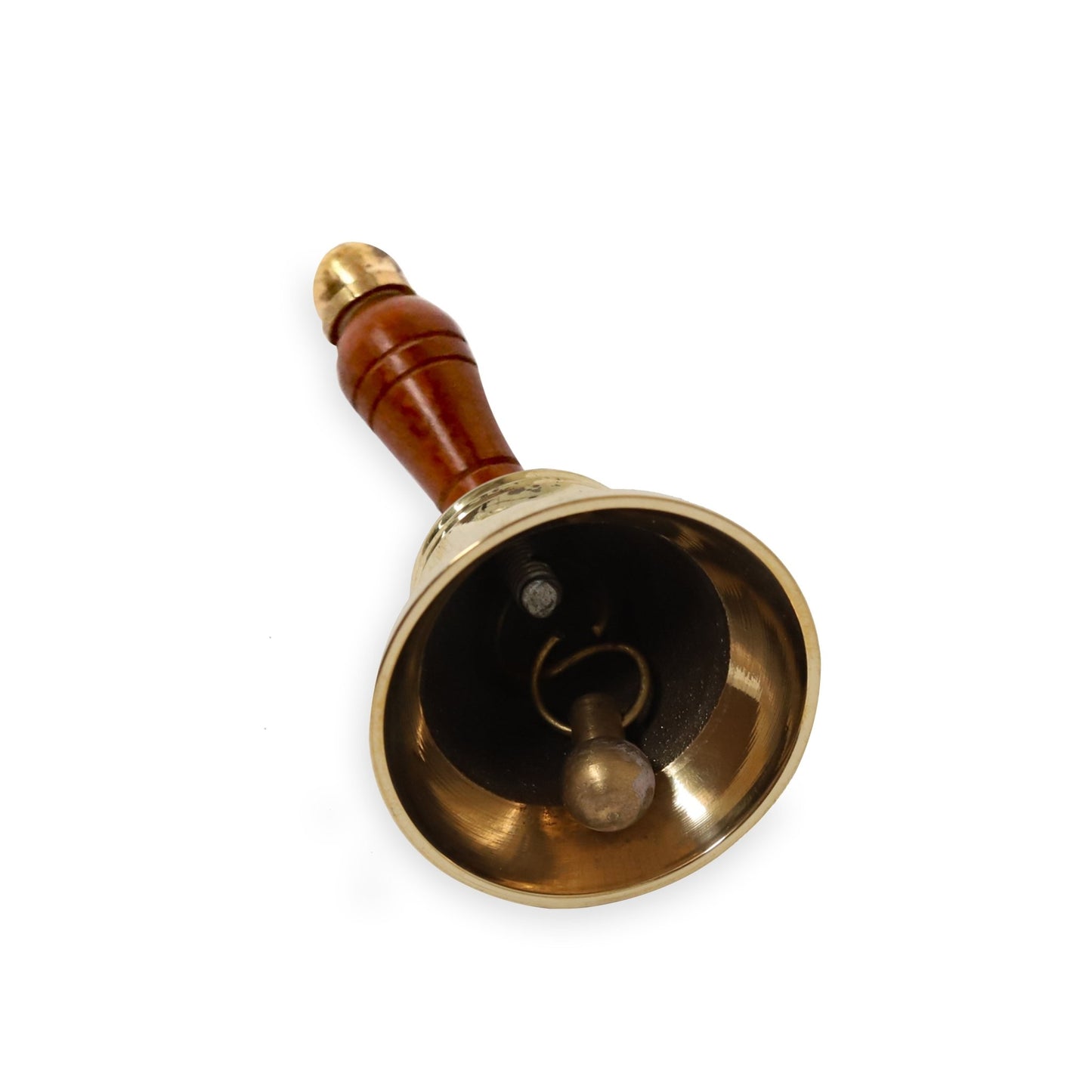 Brass Hand Bell - 90mm (Dia)- (BB100A) - Vintage World Australia - 4