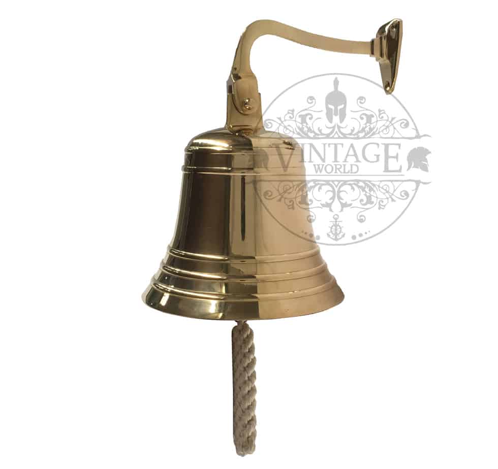Brass Bell - 330 mm (Height) Wall and Ceiling Hanging - Vintage World Australia - 1