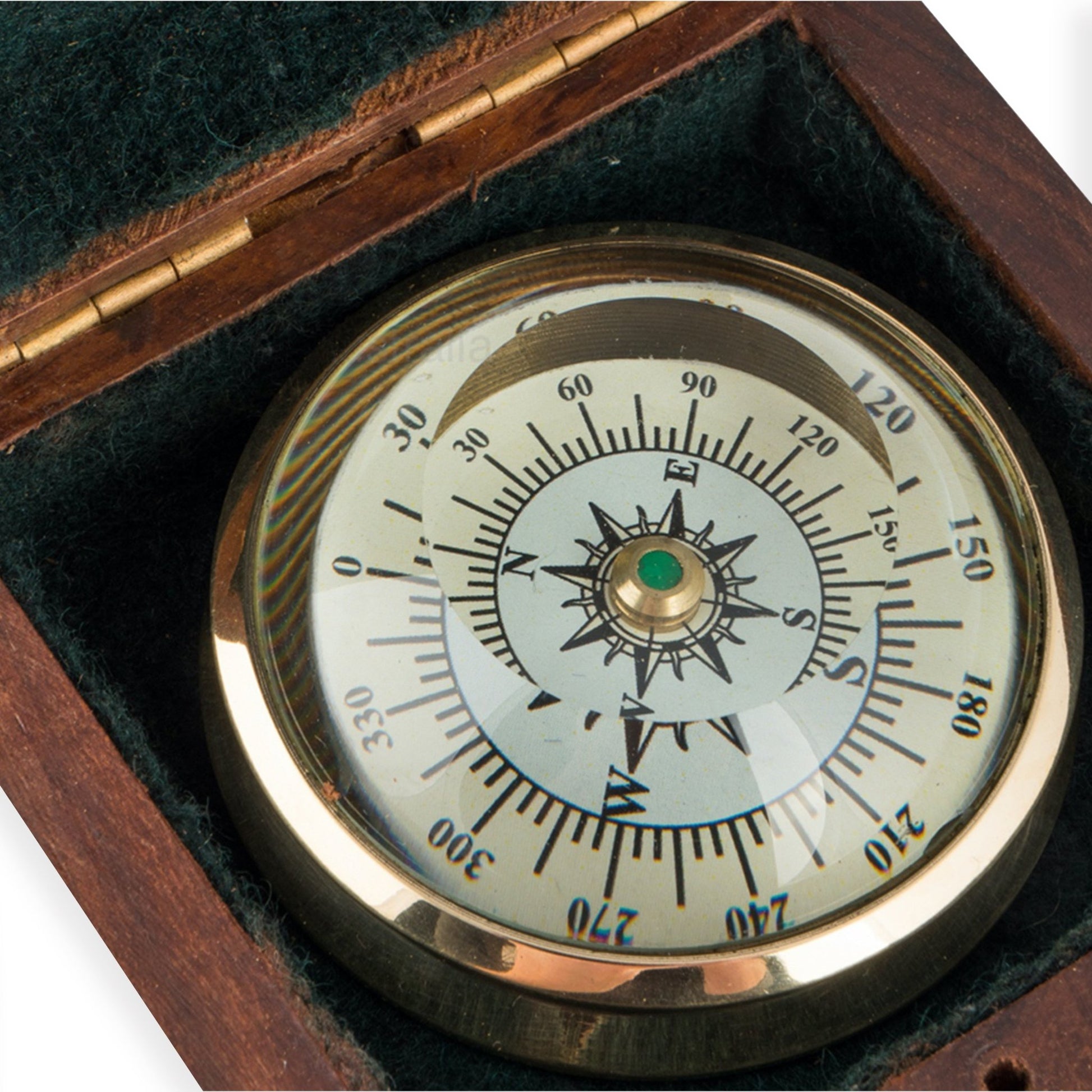 Curved Glass 60mm Floating Dial Compass- (CN103) - Vintage World Australia - 4