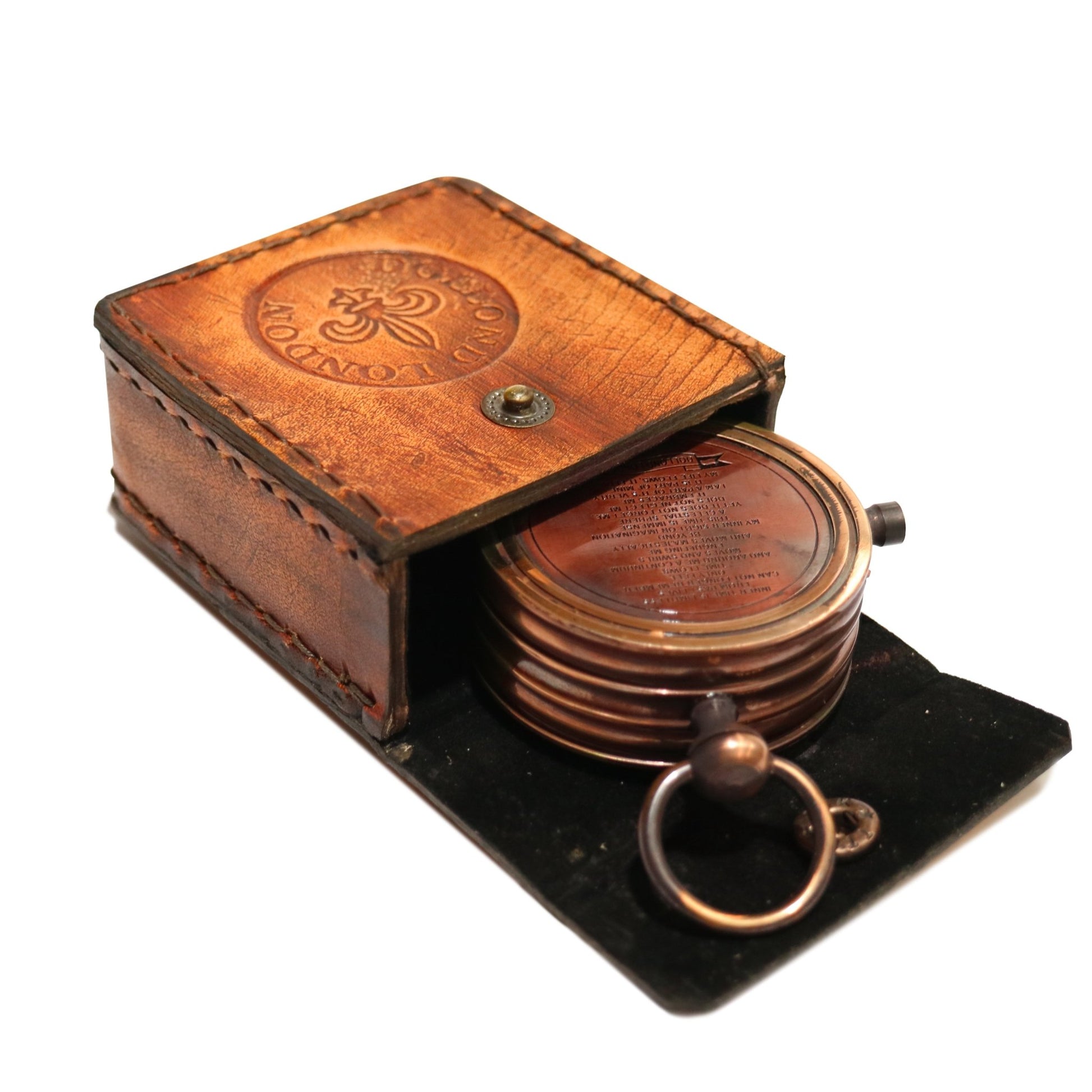 Dollond Copper 55mm Pocket Compass - (CN105) - Vintage World Australia - 3
