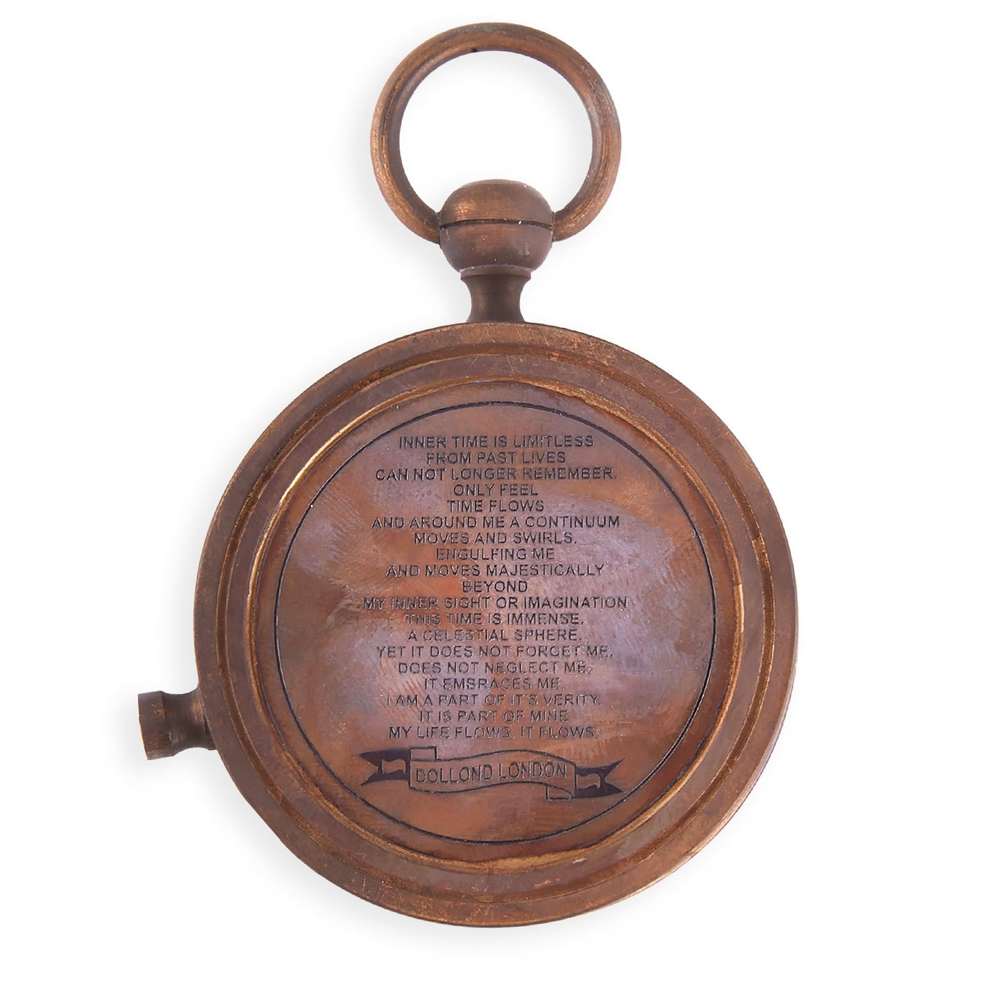 Dollond Copper 55mm Pocket Compass - (CN105) - Vintage World Australia - 2