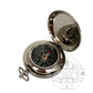 Nickel Flip Cover 45mm Pocket Compass - (CN111B) - Vintage World Australia - 2