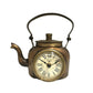 Table Clock - Old Brass Tea Kettle - ( TC109 ) - Vintage World Australia - 1